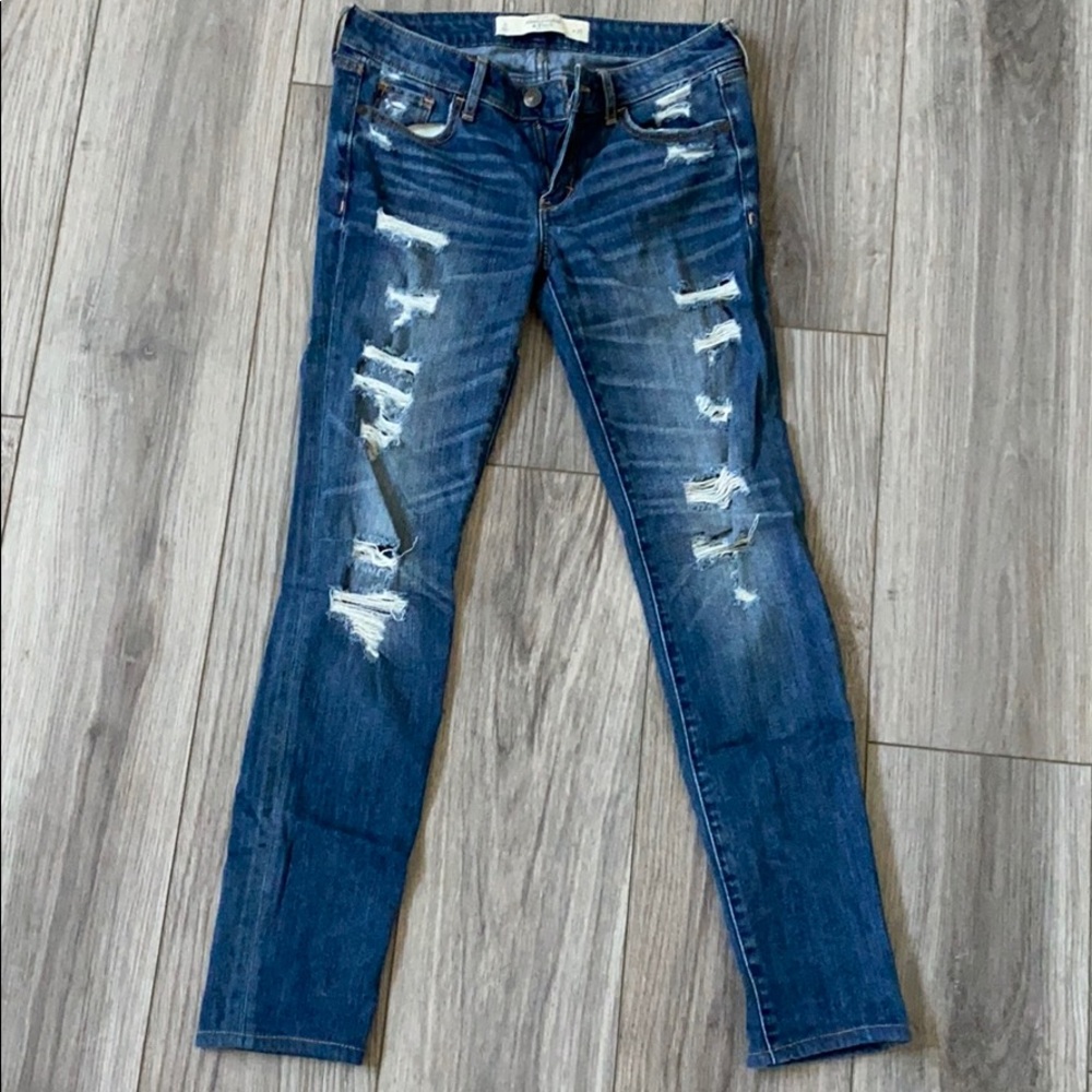 Abercrombie & Fitch Distressed Jeans